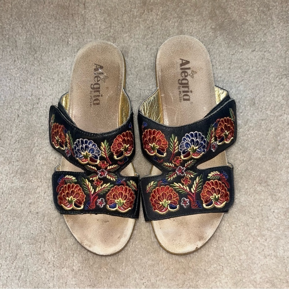 Alegria Women's Patterned Linn Sandal Size EU 39 US9